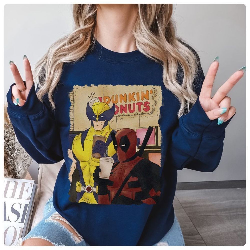Deadpool 3 Sweatshirt Deadpool  Wolverine Sweatshirt